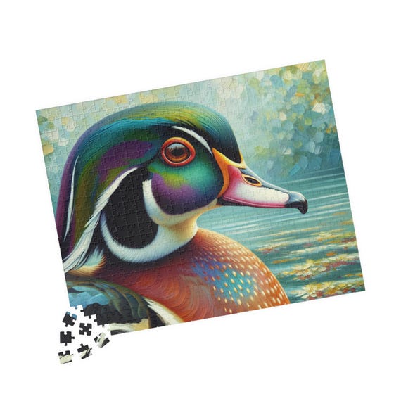 Wood Duck Puzzle: Nature Art Family Game - Fun Relaxation