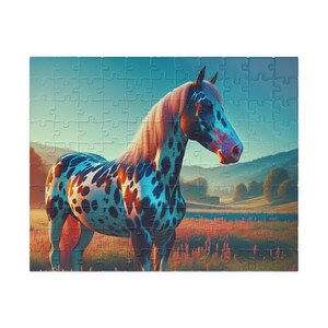 Mystical Horse Puzzle: Vibrant Art Jigsaw - Family Game Night