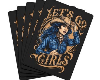 ウエスタントランプ：カウガールカジノパーティー - 52枚組