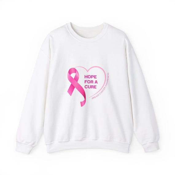 Cozy Women's Sweatshirt for Breast Cancer Awareness