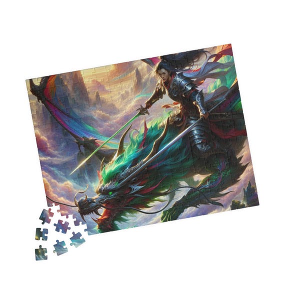 Fantasy Dragon Puzzle: Family Fun Jigsaw Puzzle