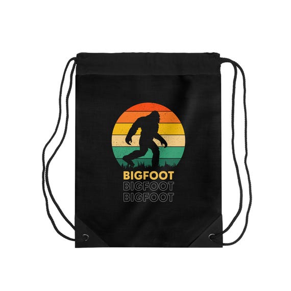 Bigfoot Backpack - Adventure Ready Drawstring Bag for Hiking, Gym, School, and More