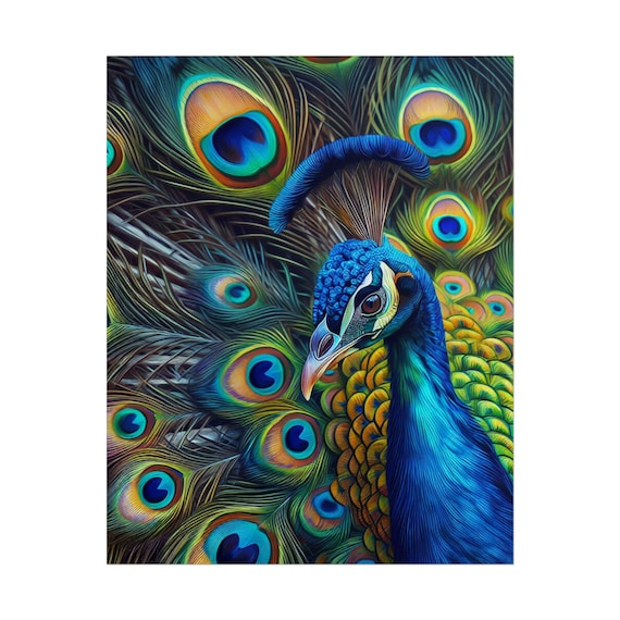 Colorful Peacock Rolled Poster, Vibrant Wall Art for Home Decor, Stunning Gift for Nature Lovers, Art and Design Enthusiasts, Perfect [...]