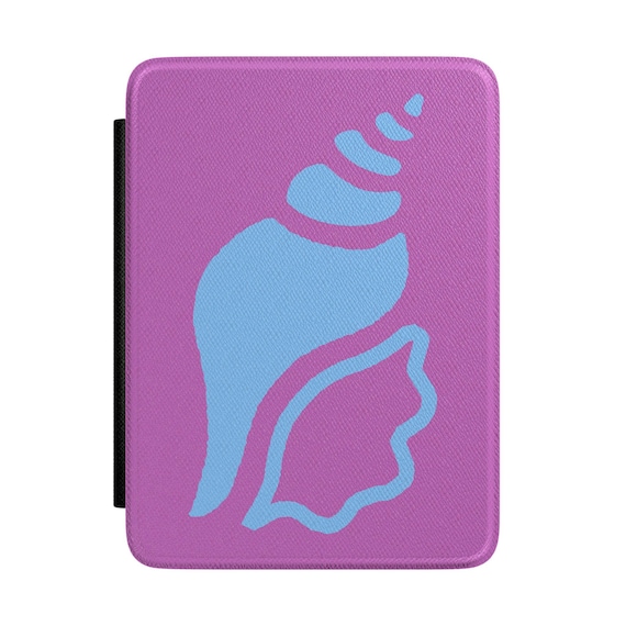 Blue Seashell Kindle Case | Pink Nautical E-Reader Cover