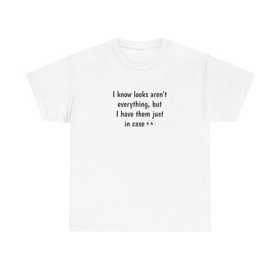 Sassy Sarcastic Graphic Tee - 'Not Just a Pretty Face' Funny Unisex Cotton T-Shirt
