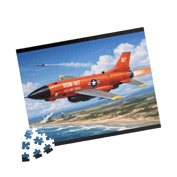 Air Force Skeeter Target Drone Jigsaw Puzzle 110-520 Piece Military Aviation Gift for Enthusiasts