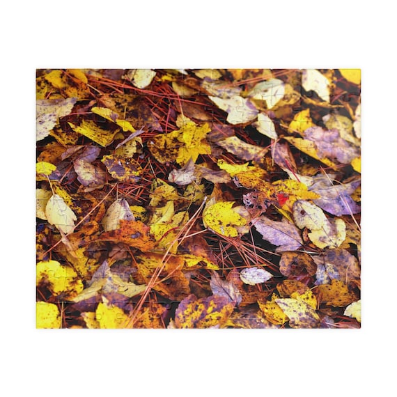 Autumn Leaves Puzzle - Nature Jigsaw for Cozy Nights, Family Game Night, Fall Décor, Gift for Nature Lovers, Relaxation Activity
