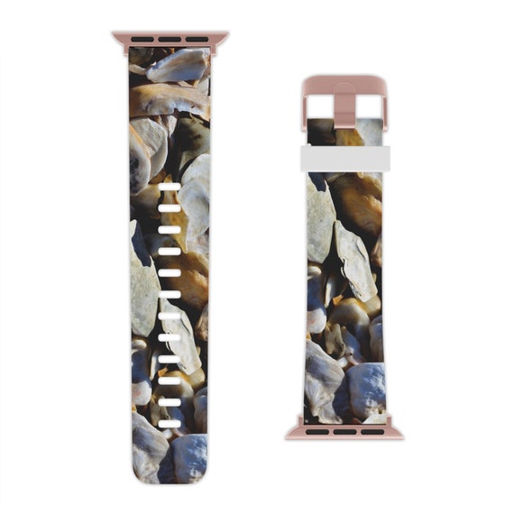 Elevate Your Apple Watch with a Sea Shell Print Band - Fashionable and Coastal Chic