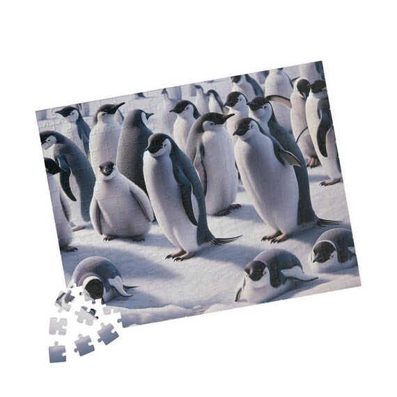 Penguin Puzzle: Family Fun, Vibrant Colors (110-520 Pieces)