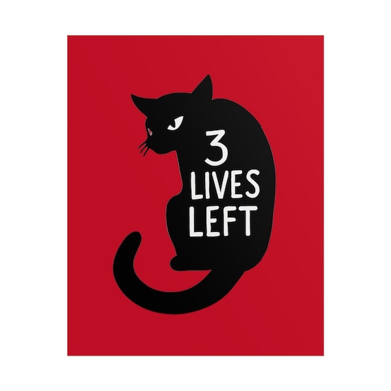 Whimsical Cat Art Print: Mystical Halloween Decor - Gift for Pet Lovers
