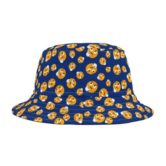Playful Emoji Bucket Hat: Trendy Summer Accessory for Beach, Festival & Outdoor Fun