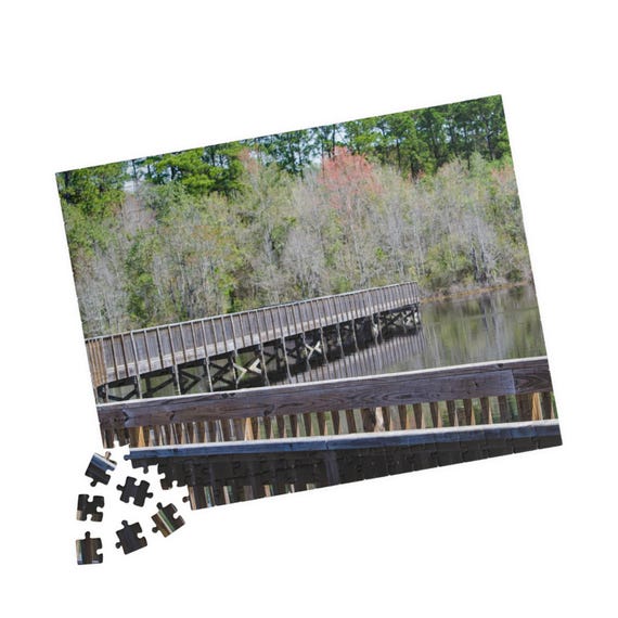 Laura Walker State Park Boardwalk Jigsaw Puzzle – Georgia Nature Scene, 110/252/520 Pieces