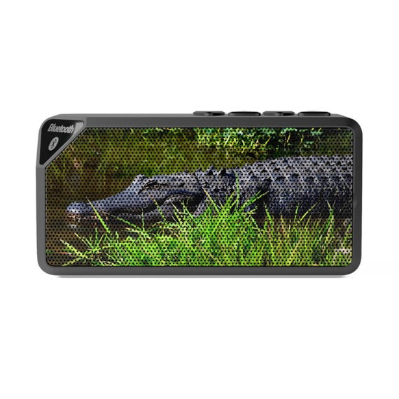 Alligator Art Bluetooth Speaker - Portable Wireless Music Player
