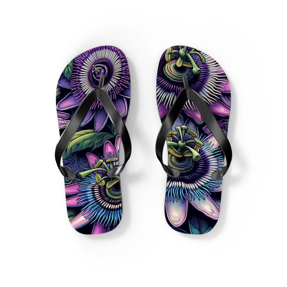 Vibrant Tropical Flip Flops: Bohemian Summer Beachwear Sandals for Vacation Essentials