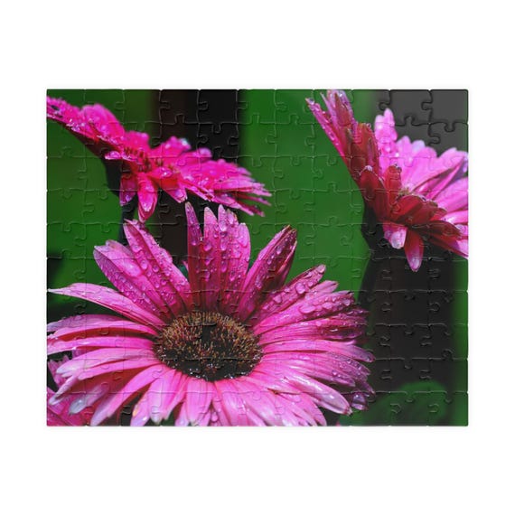 Flower Power Jigsaw Puzzle - Perfect for Relaxation, Family Time, and Gifts, 110-520 Pieces, Home Decor, Nature Lover