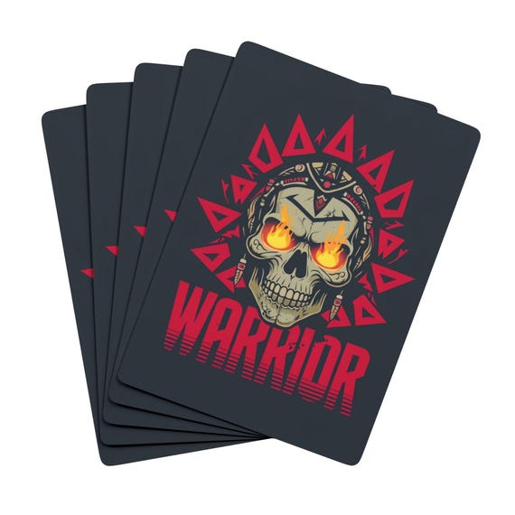 Skull & Ace Playing Cards Set - Fun Casino Gaming Nights