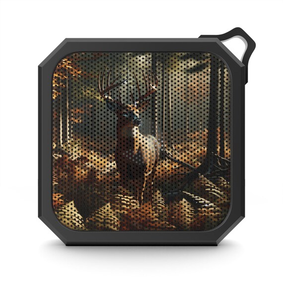 Outdoor Bluetooth Speaker with Deer Design, Portable Speaker for Nature Lovers, Camping Speaker, Gift for Hikers, Wildlife Decor