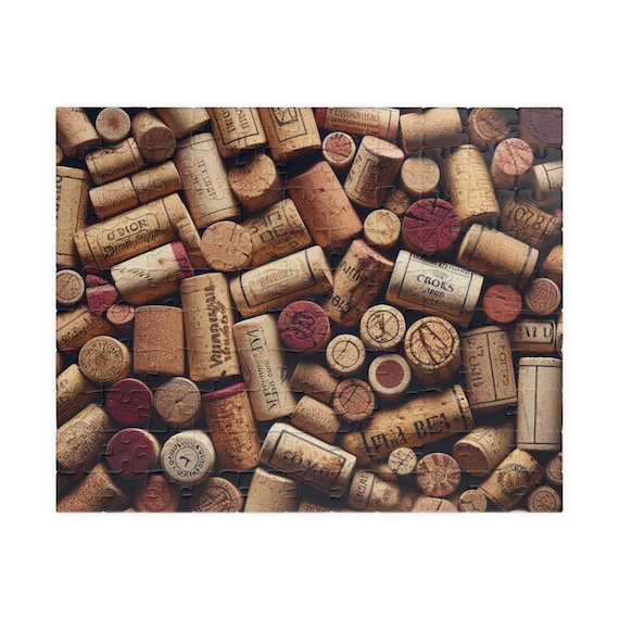 Wine Cork Puzzle - Perfect Gift for Wine Lovers, Family Game Night, Home Decor, Unique Wine Enthusiast Present