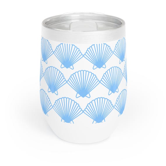 Beach Vibes Wine Tumbler - Perfect for Summer Parties, Outdoor Gatherings, and Beach Days, Gift for Wine Lovers, Coastal Decor