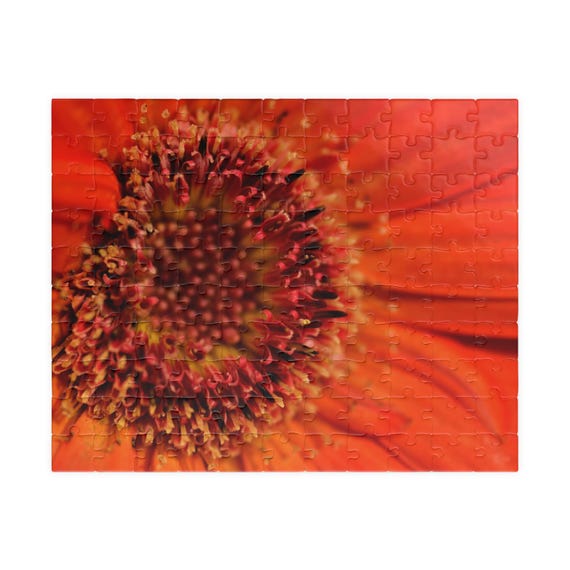 Custom Floral Jigsaw Puzzle, Nature Gift, Family Activity, Relaxation, Home Decor, Birthday Celebration, Puzzle Lovers