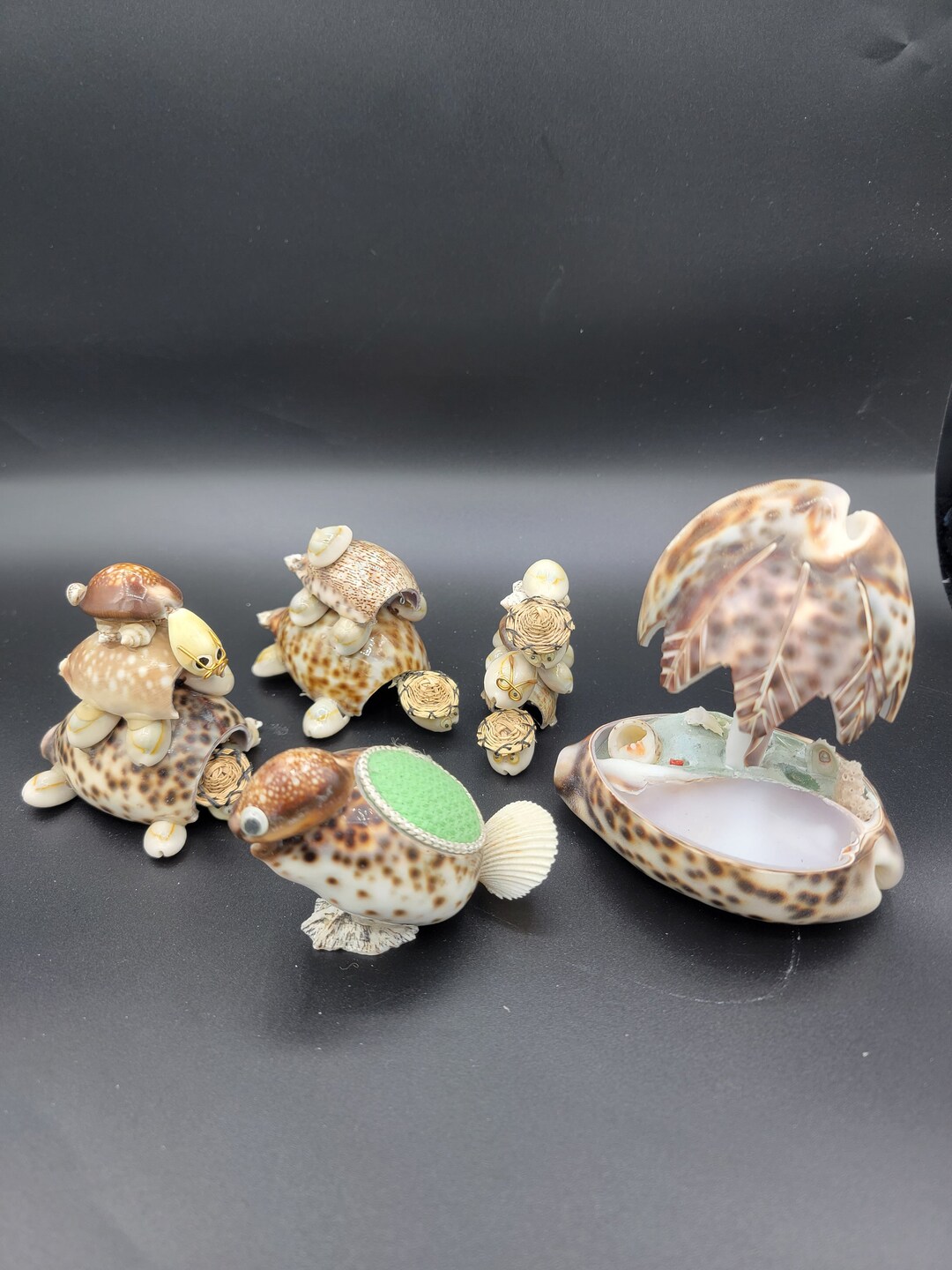 Shell Critters Shell Critters on Holiday (including Palm Tree)! - Etsy