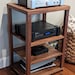 Audio Rack With Adjustable Shelving Thick Top - Etsy