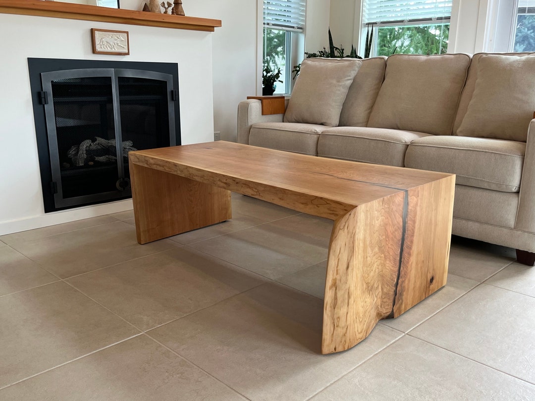 Live Edge Coffee Table - Etsy Canada