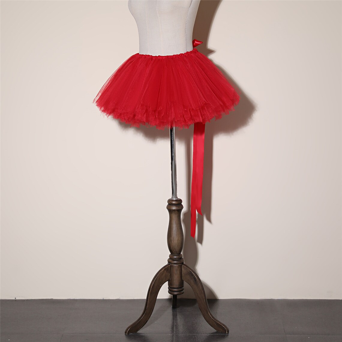 Red Tutu Skirt Beach Skirt Short Dance Skirt Tulle Tutu Etsy