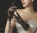 Black Lace Gloves, Falbala Wrist Length Gloves, Wedding Gloves, Lace Flower Gloves, Formal Party Gloves, Bridal Gloves, Black Knot Dress 