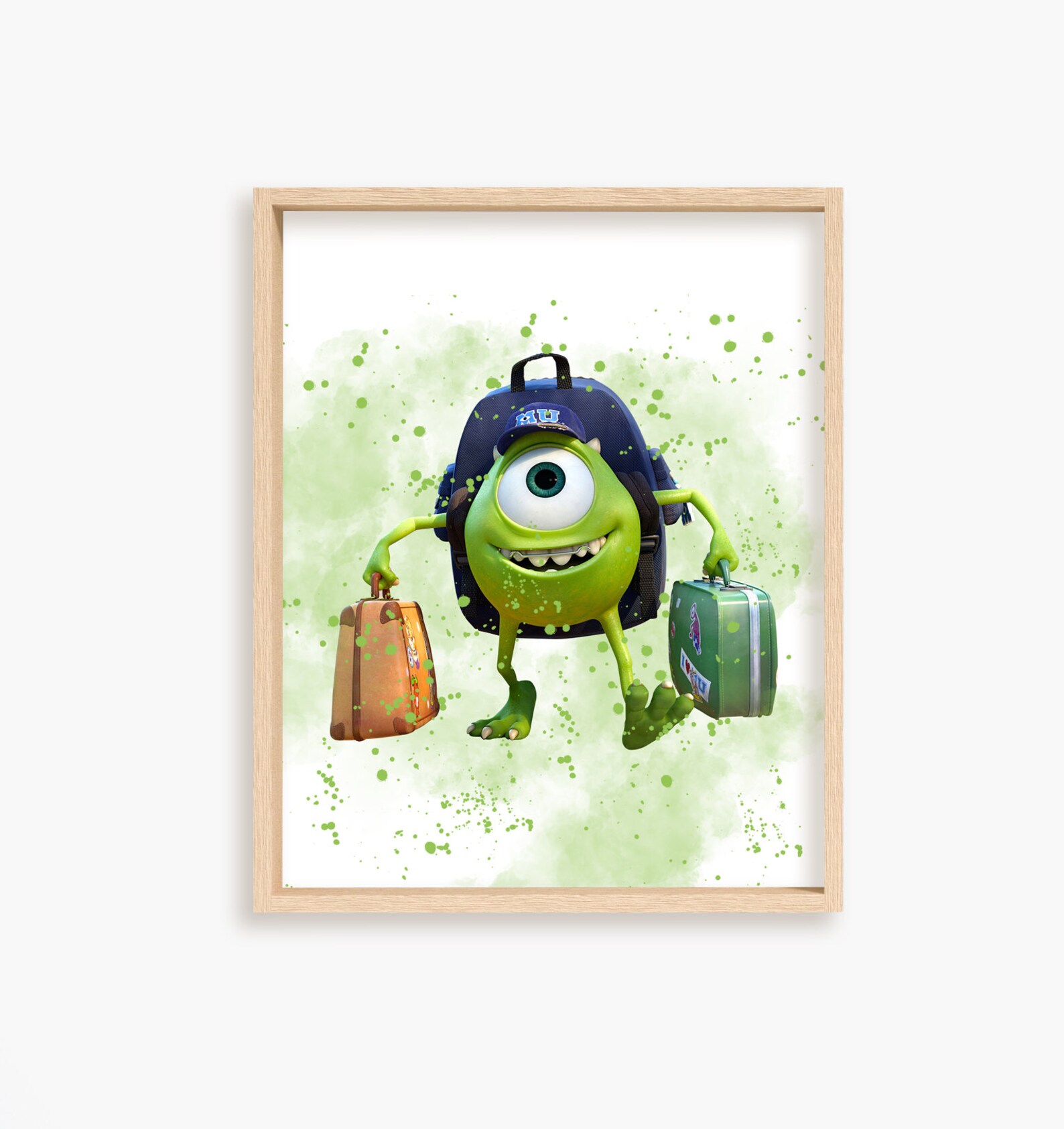 Printable Monsters Inc Watercolor Prints Set de 9 8x10 | Etsy
