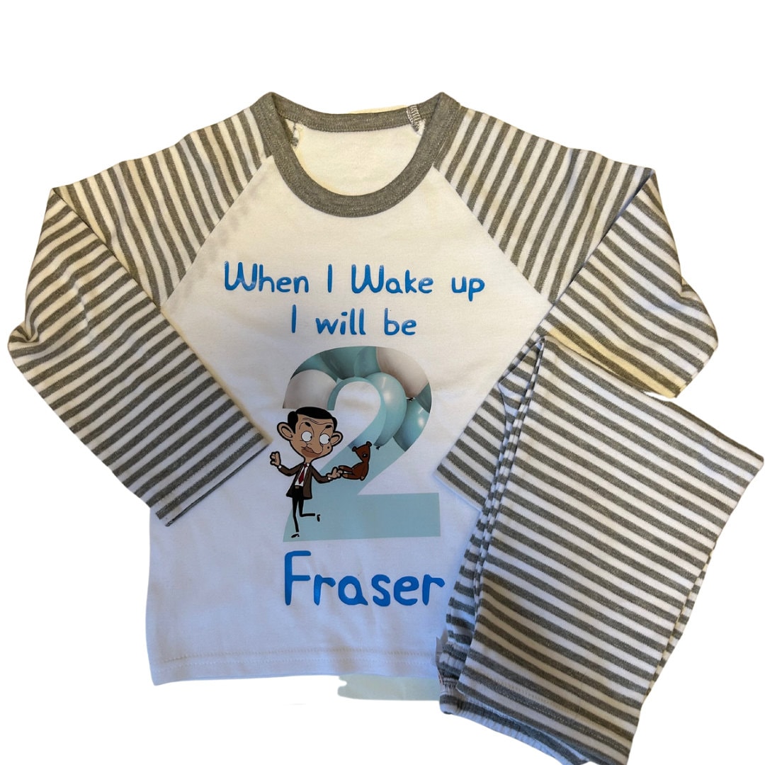 Striped Pyjamas Personalised Pyjamas Dublin Personalised Mr Bean