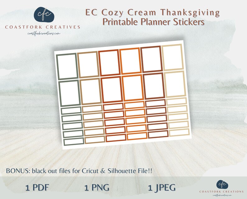 Full Library EC HP Colorful Boxes | BUNDLE Erin Condren Quarter Boxes ...