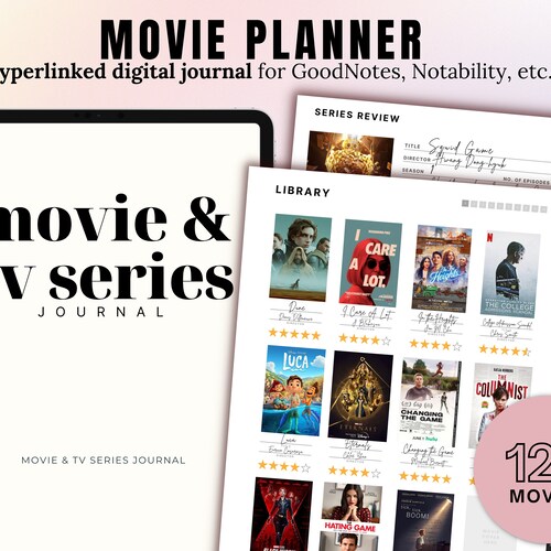 Movie Tracker Digital Printable Etsy