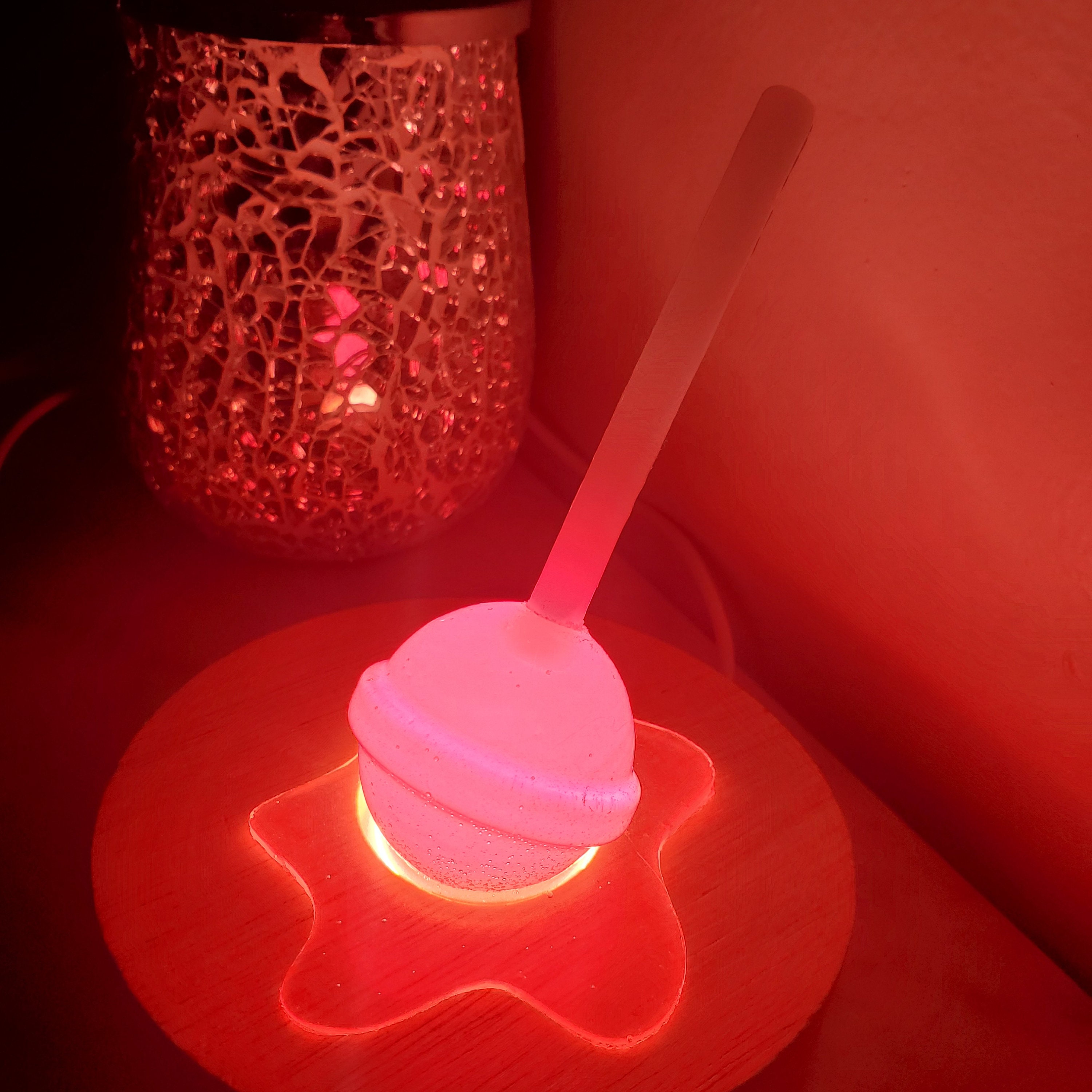 Resin Melted Lollipop Light - Accent Light - Pop Art