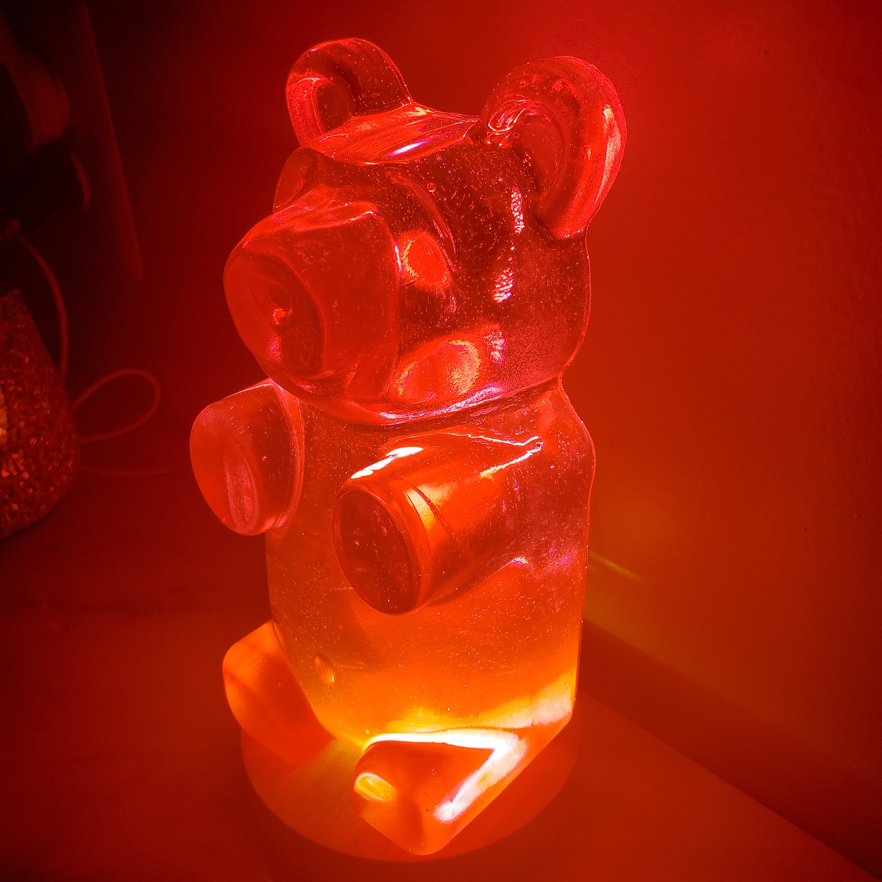 King Gummy Bear Night Light Resin Home Decor Pop Art - Etsy