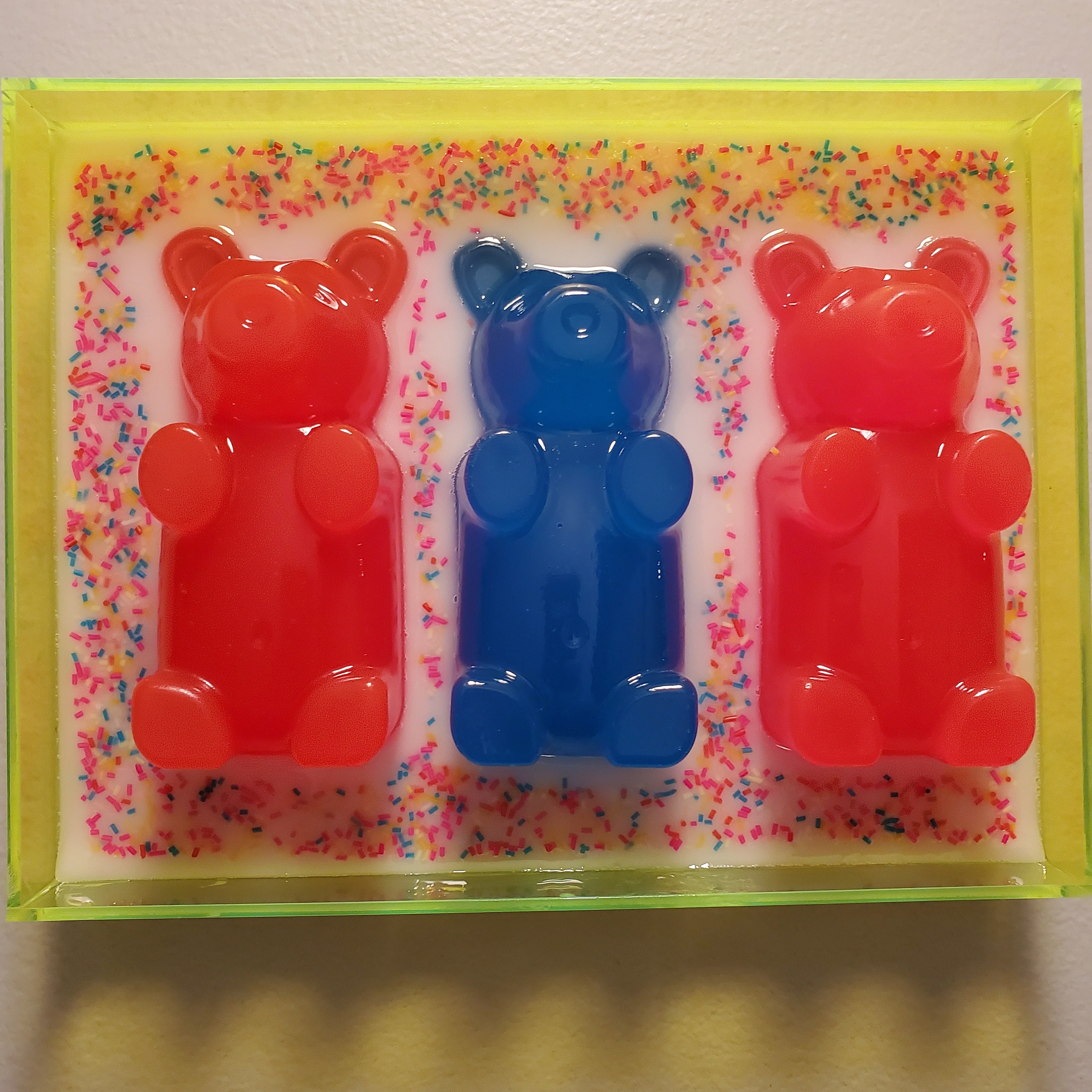 Giant Gummy Bear, Bookend Resin, 3D Pop Art, Nursery Room Decor, Candy Art,  Pop Art Decor 