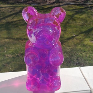Giant Gummy Bear Candy Sweet Treat Flexible Plastic Mold For Resin Crafts