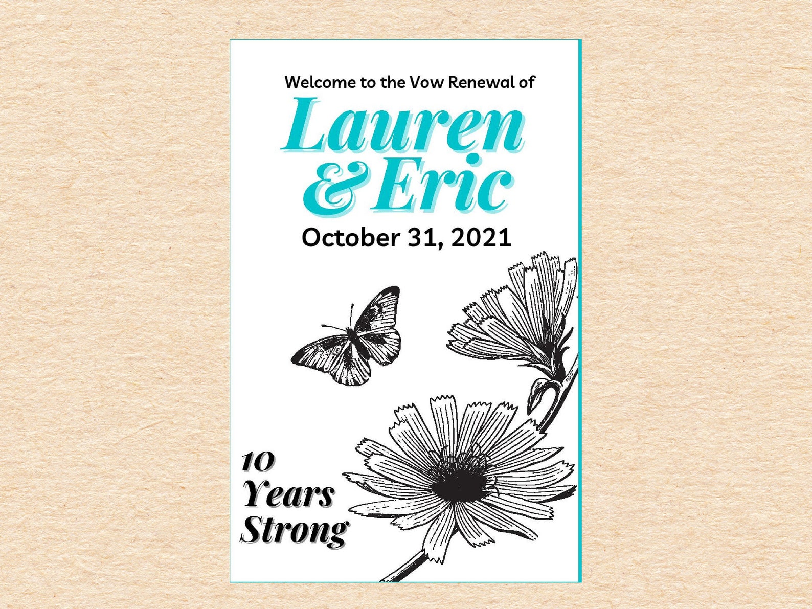 Printable Vow Renewal Programs Wedding Program Template Etsy Printable Vow Renewal Programs Wedding Program Template Etsy