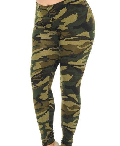 Camo Leggings Plus Size 