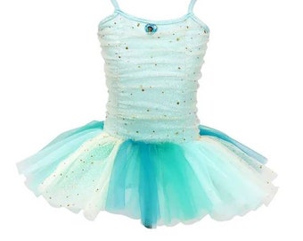 Disney Princess Jasmine Sparkling Rutched Tutu Jasmin costume dressup Jasmin Ballet Tutu Dress