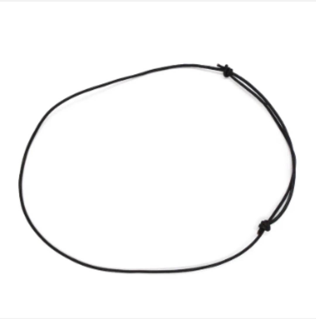 Adjustable Choker Necklace Genuine Black Wax Knot Sliding Cord 2mm Etsy Australia