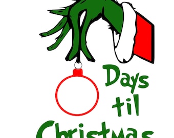 Giorni fino a Natale SVG
