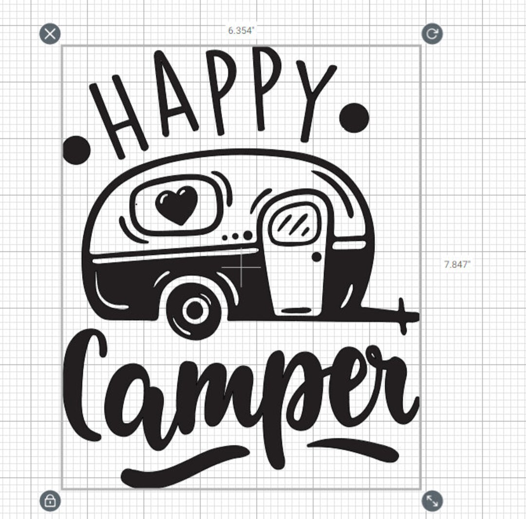 HAPPY CAMPER Svg - Etsy