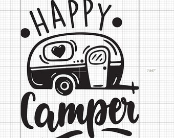 HAPPY CAMPER Svg