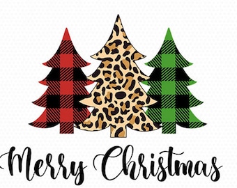 Alberi di Natale allegri SVG