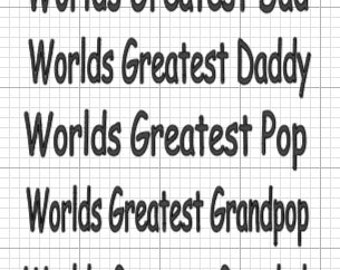 Festa del papà SVG