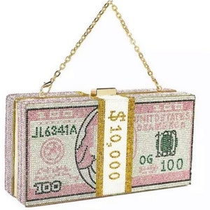 Secure the Bag Diamond Clutch