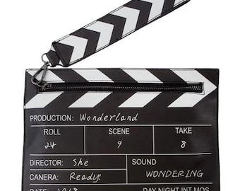 Action Slate Clutch Bag with Strap