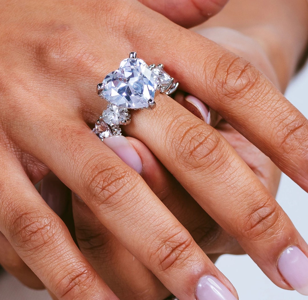 Hearts Connected Ring Bling - Etsy
