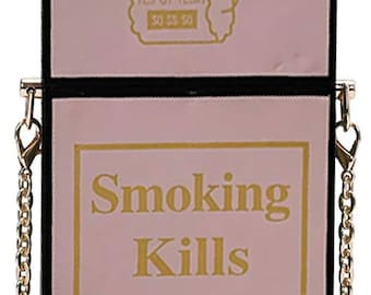 Smoking Kills Pink Shoulder Bag Crossbody